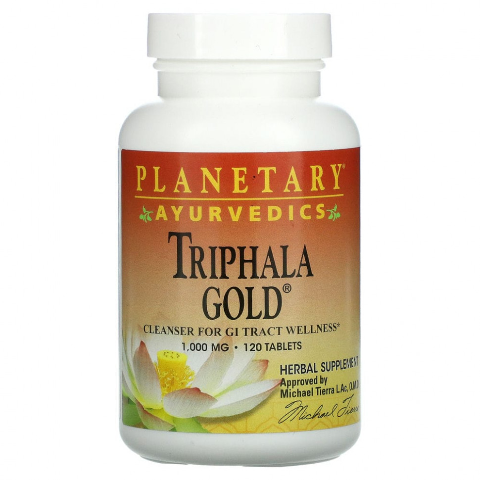 Planetary Herbals, Ayurvedics, Triphala Gold, 1000 , 120   3160