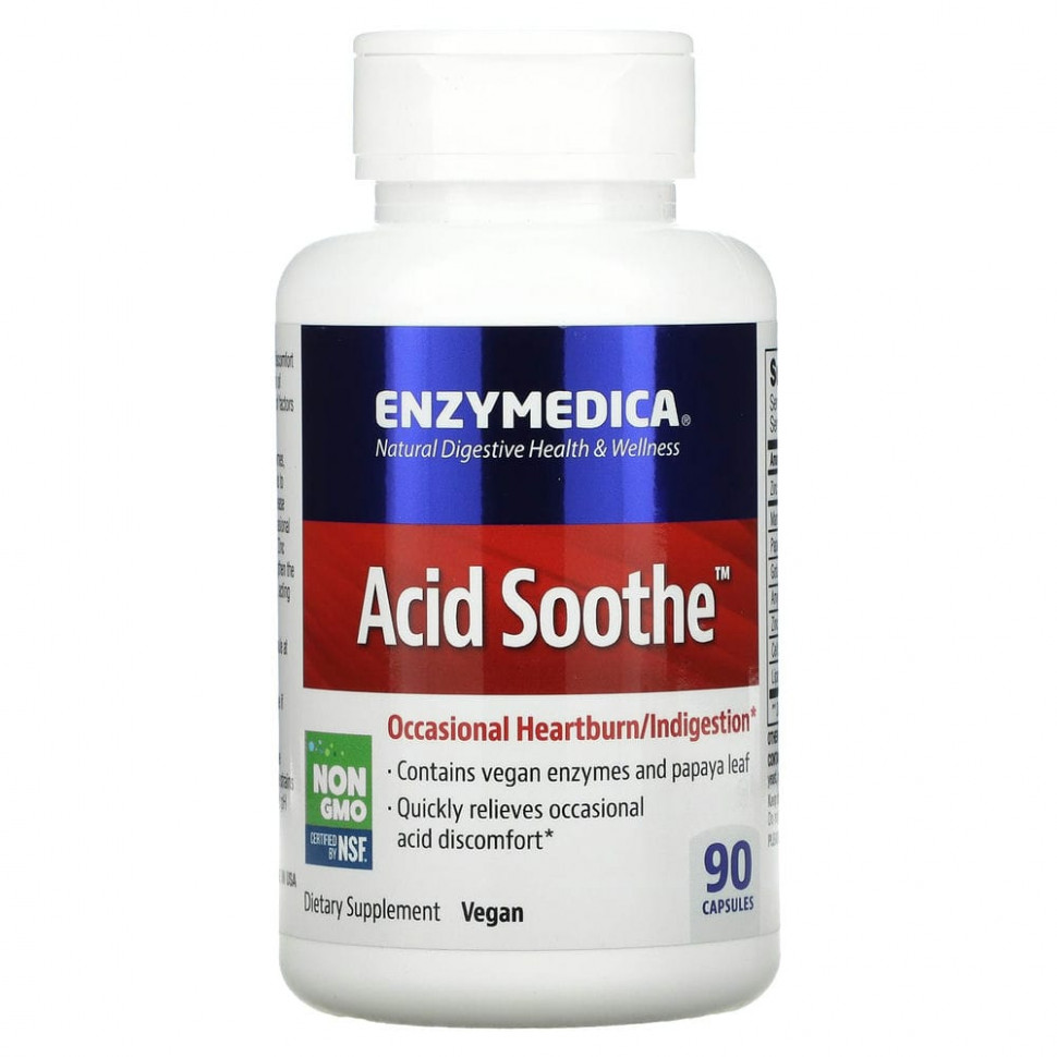 Enzymedica,   Acid Soothe, 90   4170