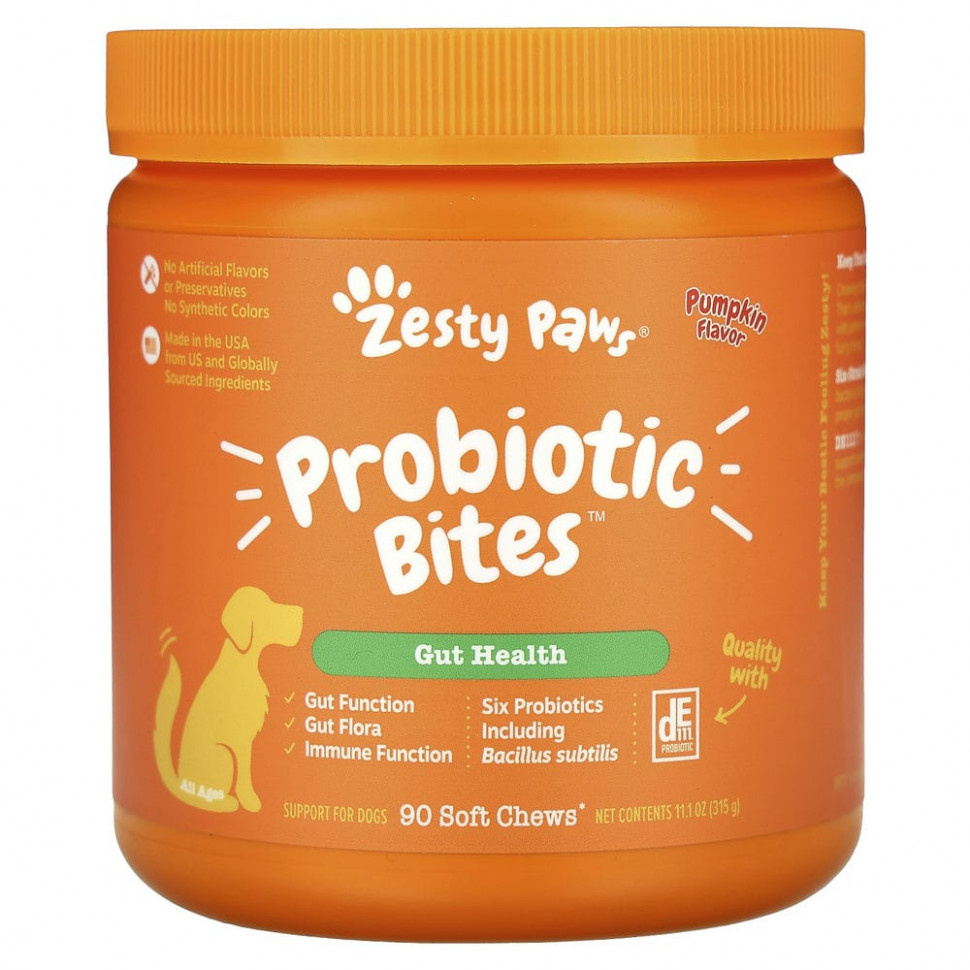 Zesty Paws, Probiotic Bites,     ,  ,   ,   , 90     6270