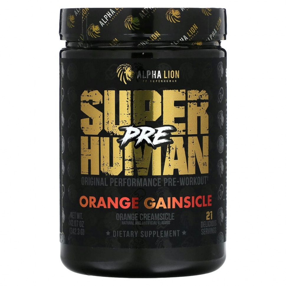 ALPHA LION, SuperHuman Pre, Orange Gainsicle,  , 342,3  (12,07 )  7730