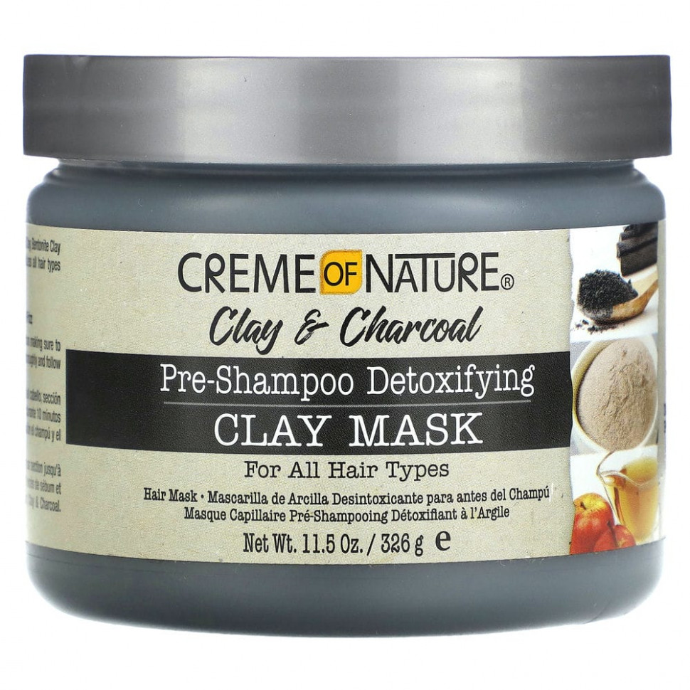  IHerb () Creme Of Nature, Clay & Charcoal,      , 326  (11,5 ), ,    2080 