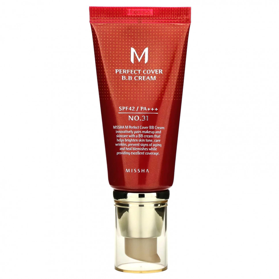 Missha, Perfect Cover BB Cream, BB-, SPF 42 PA+++,  31 -, 50   2210