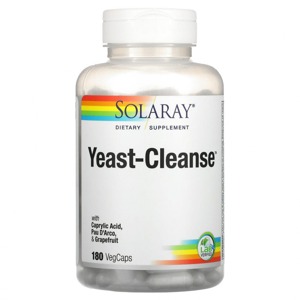 Solaray, Yeast-Cleanse, 180    4120