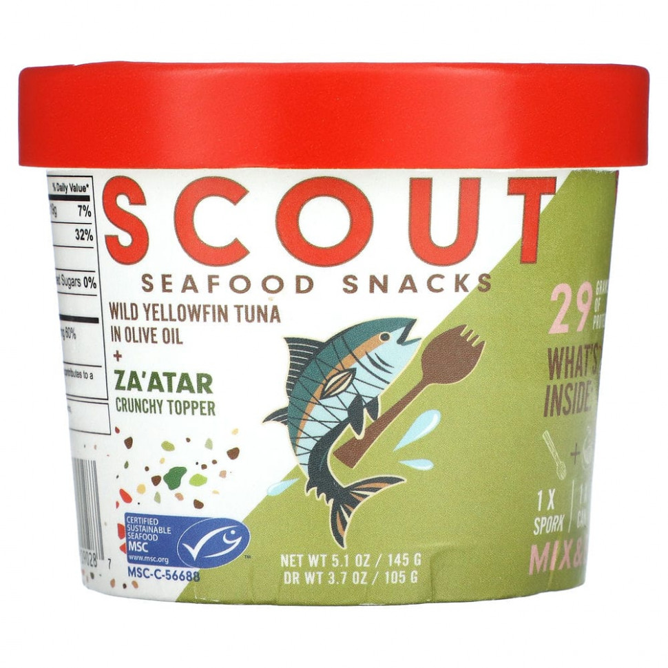 Scout, Seafood Snacks,          Za'Atar, 145  (5,1 )  1310