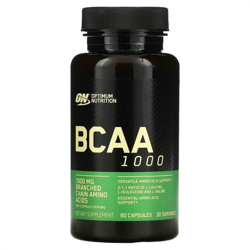  IHerb () Optimum Nutrition, BCAA 1000 Caps,  , 500 , 60 , ,    2020 