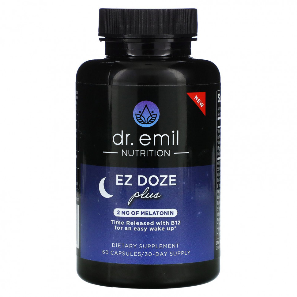 Dr Emil Nutrition, EZ DOZE Plus Melatonin, 60   4960