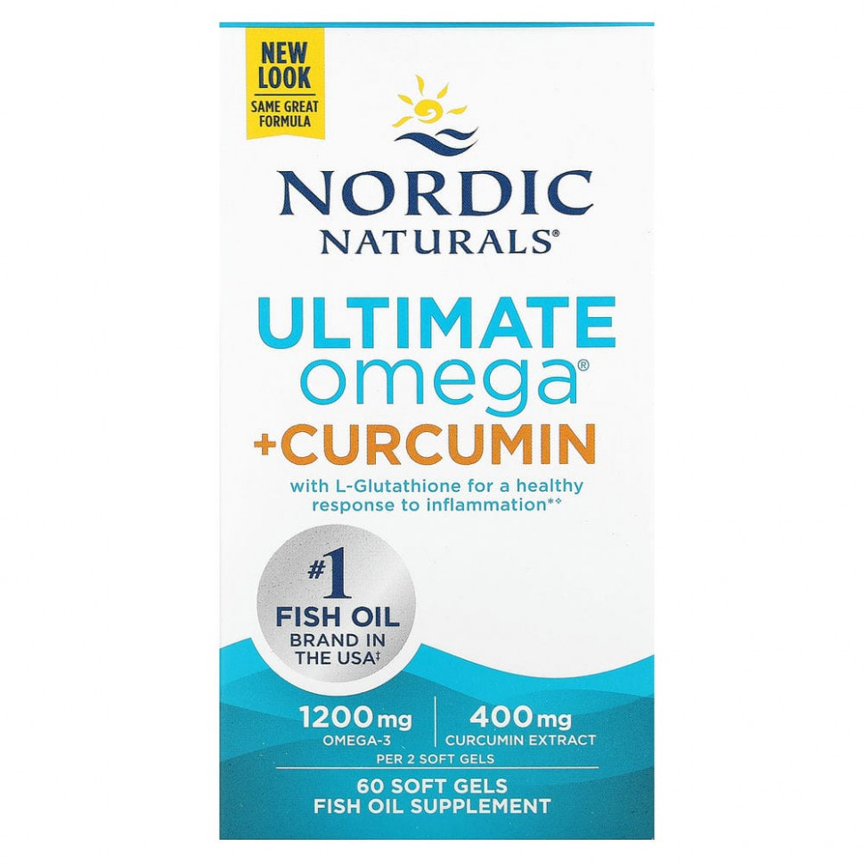 Nordic Naturals, Omega Curcumin, 1250 , 60   7780