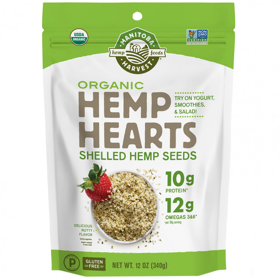 Manitoba Harvest, Hemp Hearts,    ,   , 340  (12 )  3580