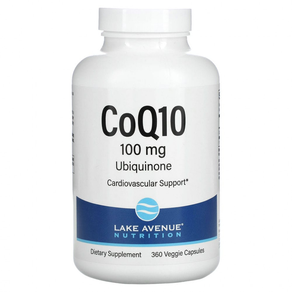 Lake Avenue Nutrition,  Q10,  USP, 100 , 360    7400