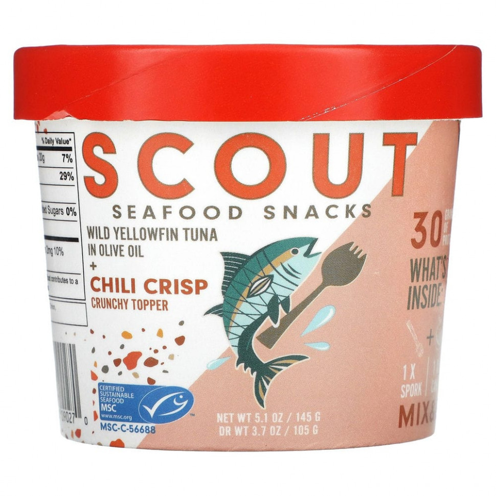 Scout, Seafood Snacks,       +    , 145  (5,1 )  1330