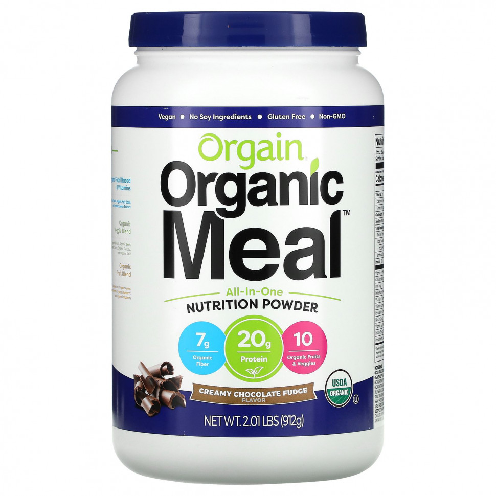 Orgain, Organic Meal,   ,   , 912  (2,01 )  9240