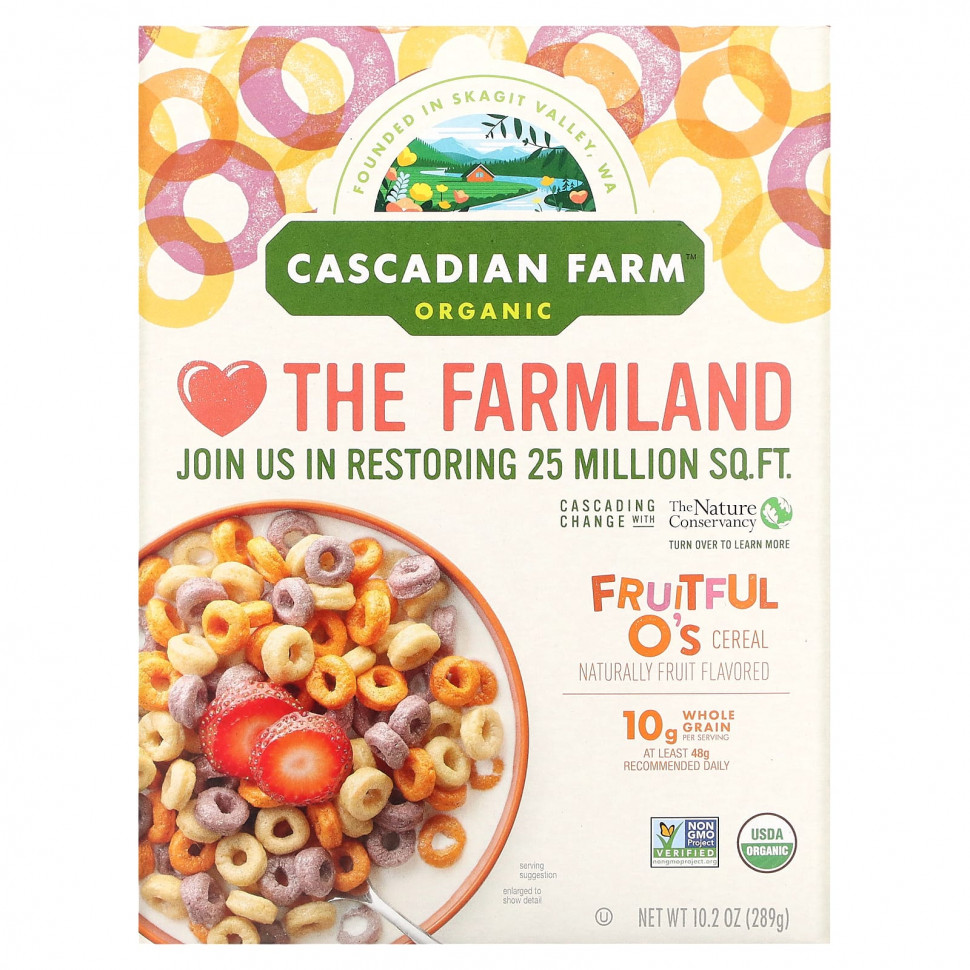 Cascadian Farm,   Fruitful O's, 289  (10,2 )  2220