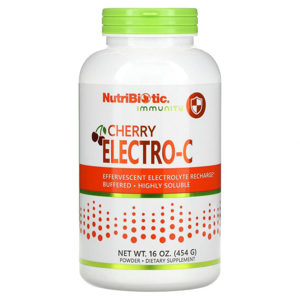 NutriBiotic, Immunity, Cherry Electro-C, 454  (16 )  3890