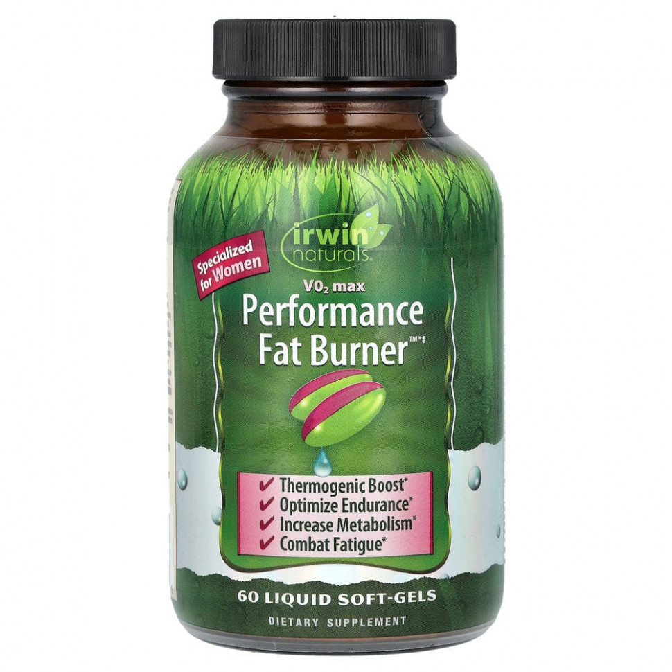 Irwin Naturals, V02 Max, Performance Fat Burner, 60       5460