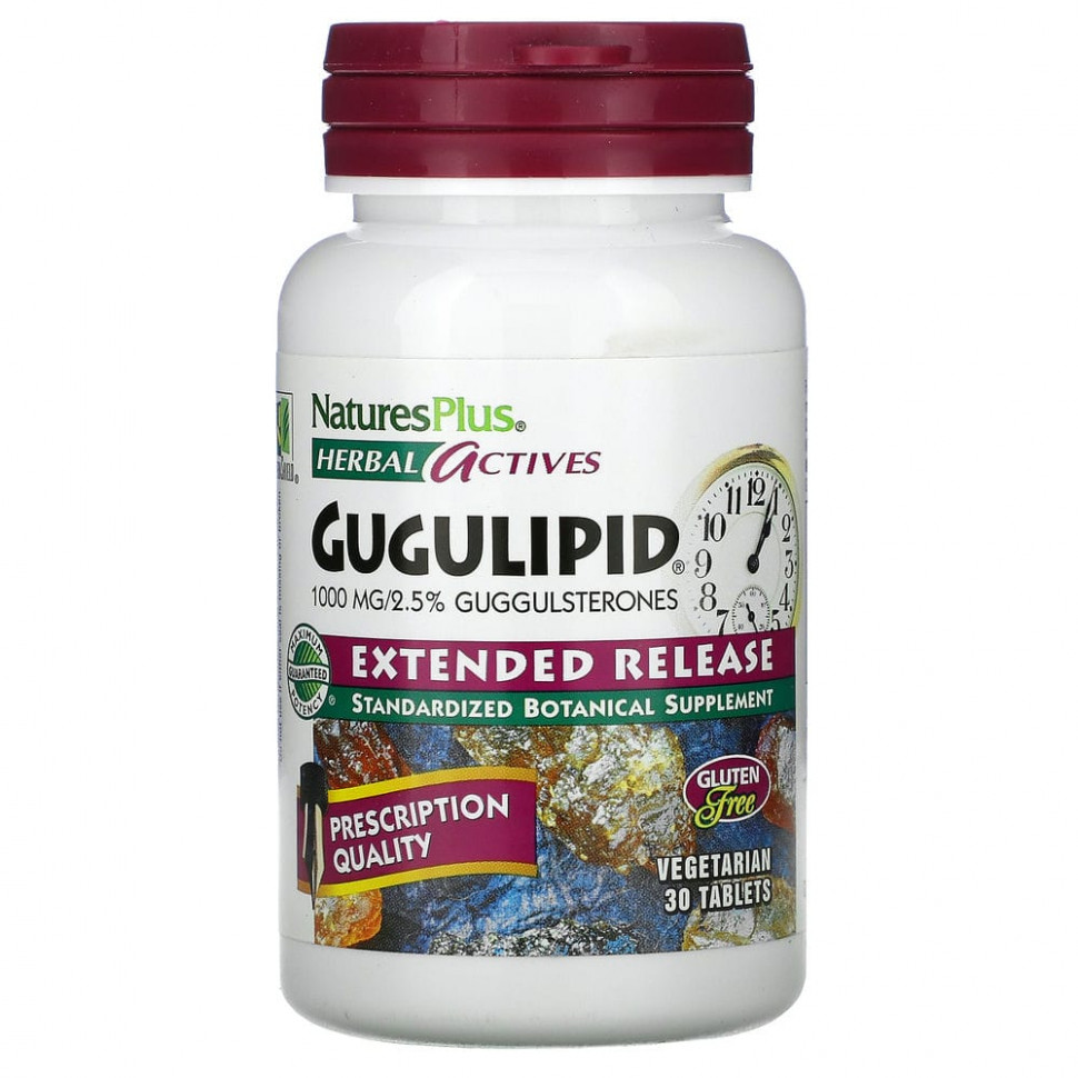 NaturesPlus, Herbal Actives, Gugulipid,   , 1000 , 30    3430