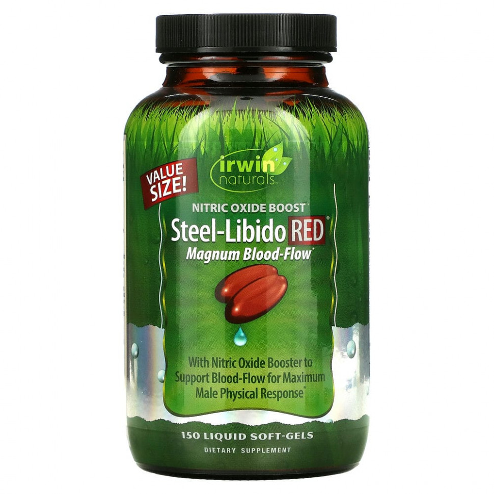 Irwin Naturals, Steel-Libido Red,  , 150       9110