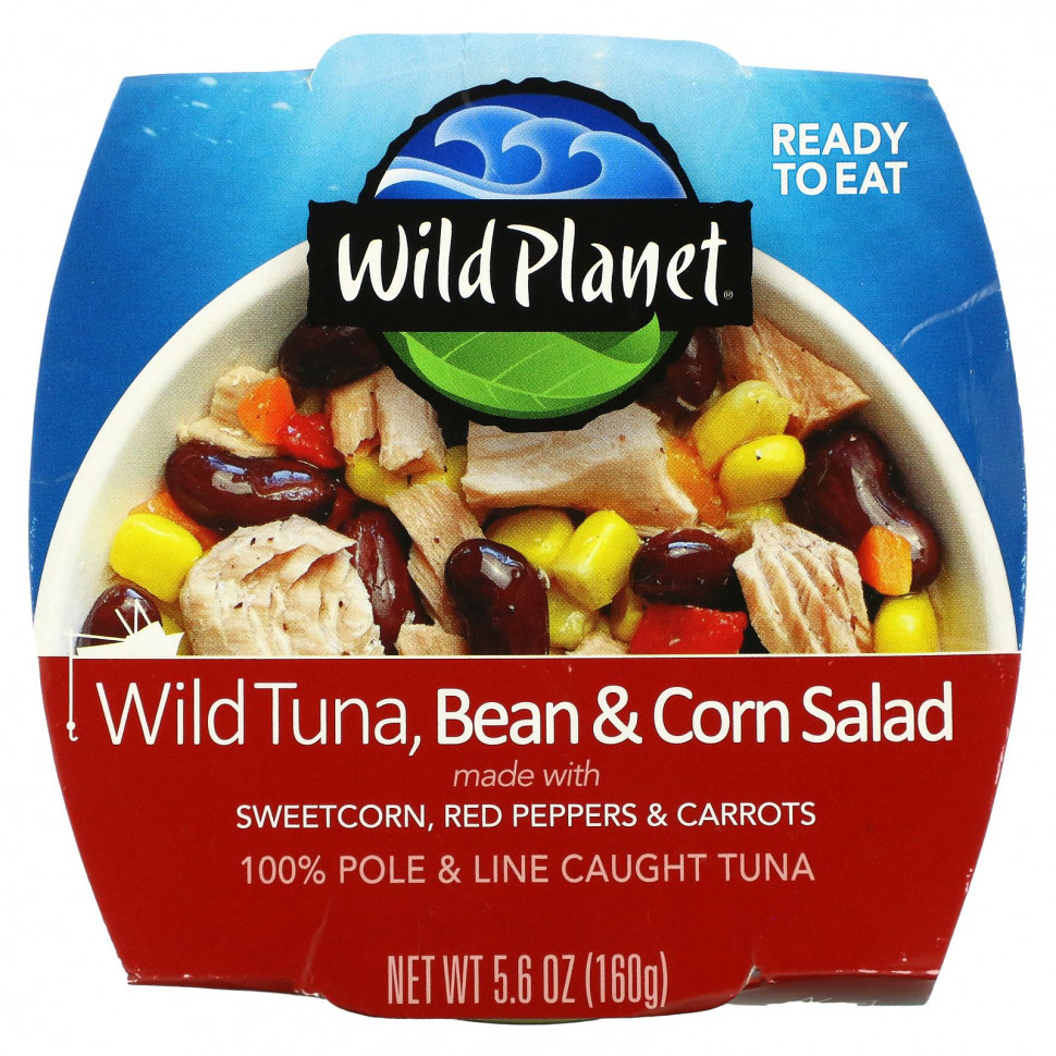 Wild Planet, Wild Tuna Bean & Corn Salad, 5.6 oz (160 g)  1190