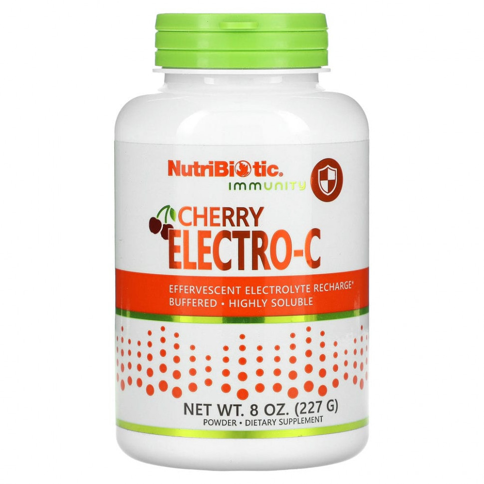 NutriBiotic, Immunity, Cherry Electro-C, , 227  (8 )  2250