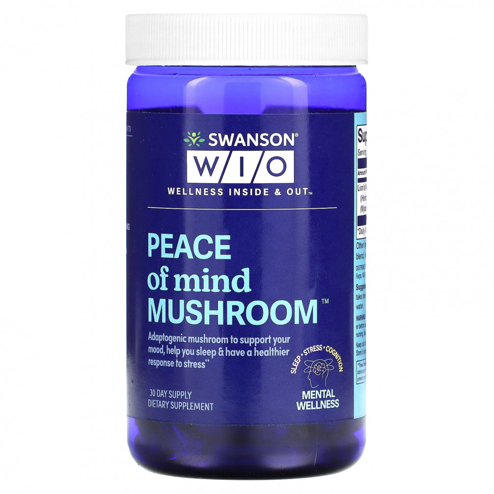 Swanson WIO, Peace of Mind Mushroom, 30   3500