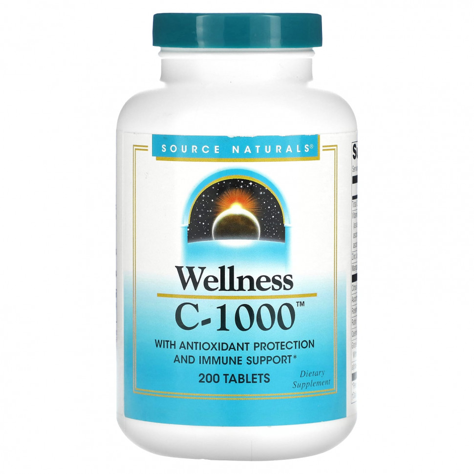 Source Naturals, Wellness, C-1000`` 200   5400