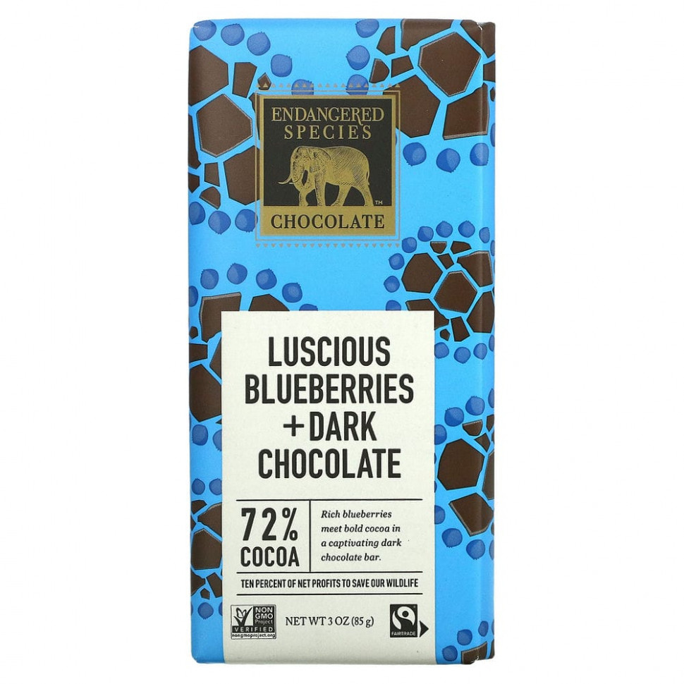 Endangered Species Chocolate,    , 72 % , 85  (3 )  710