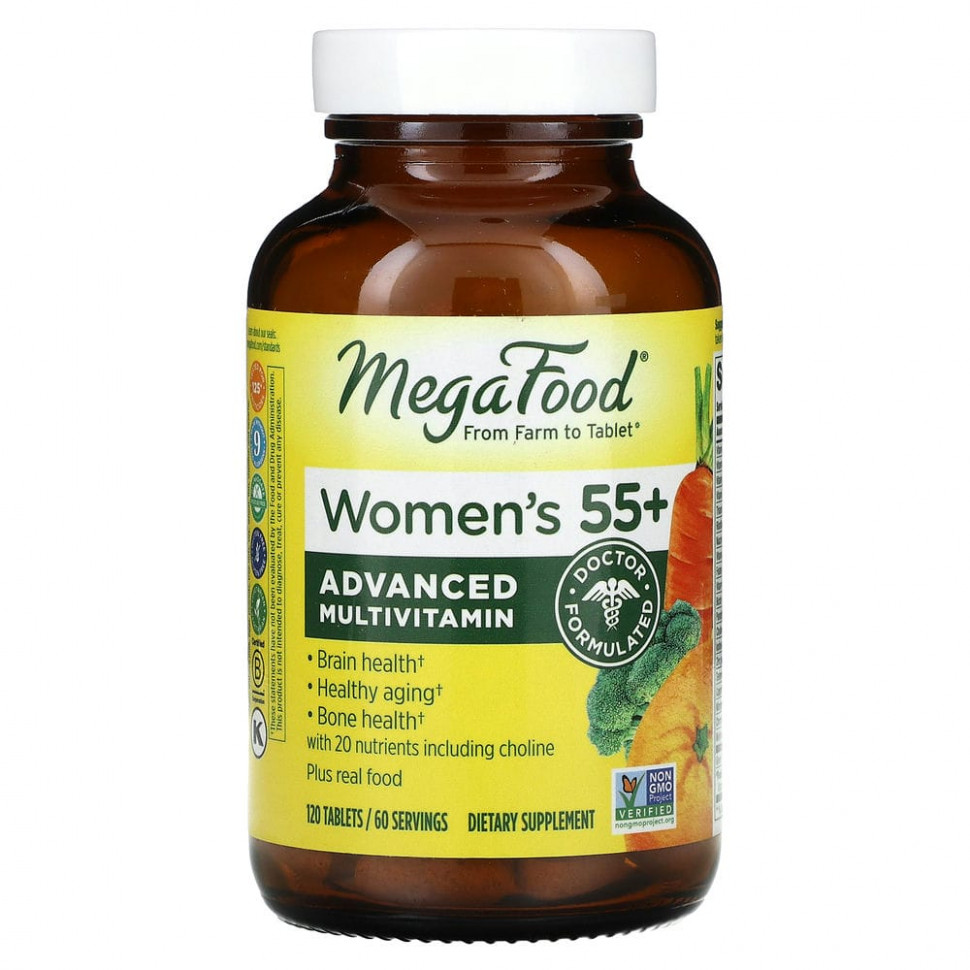 MegaFood, Multi for Women 55+,        55 , 120   9210