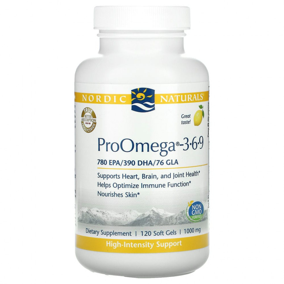 Nordic Naturals, ProOmega 3-6-9, -3-6-9  ,   , 1000 , 120   9220