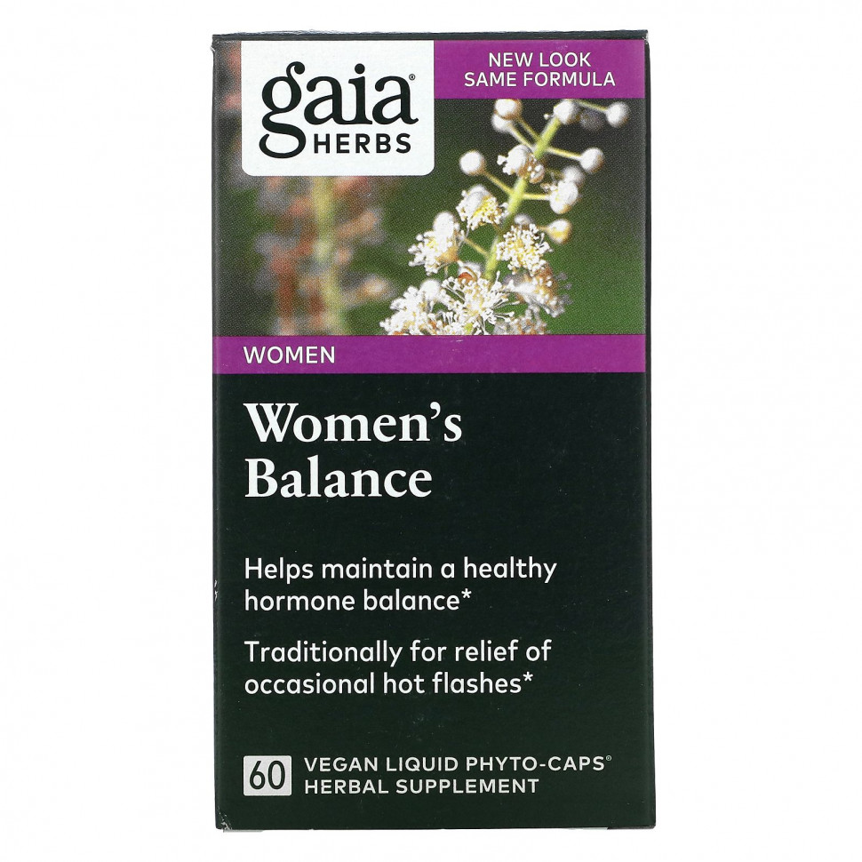 Gaia Herbs, Women's Balance, 60 Veggie Liquid Phyto-Caps  4960