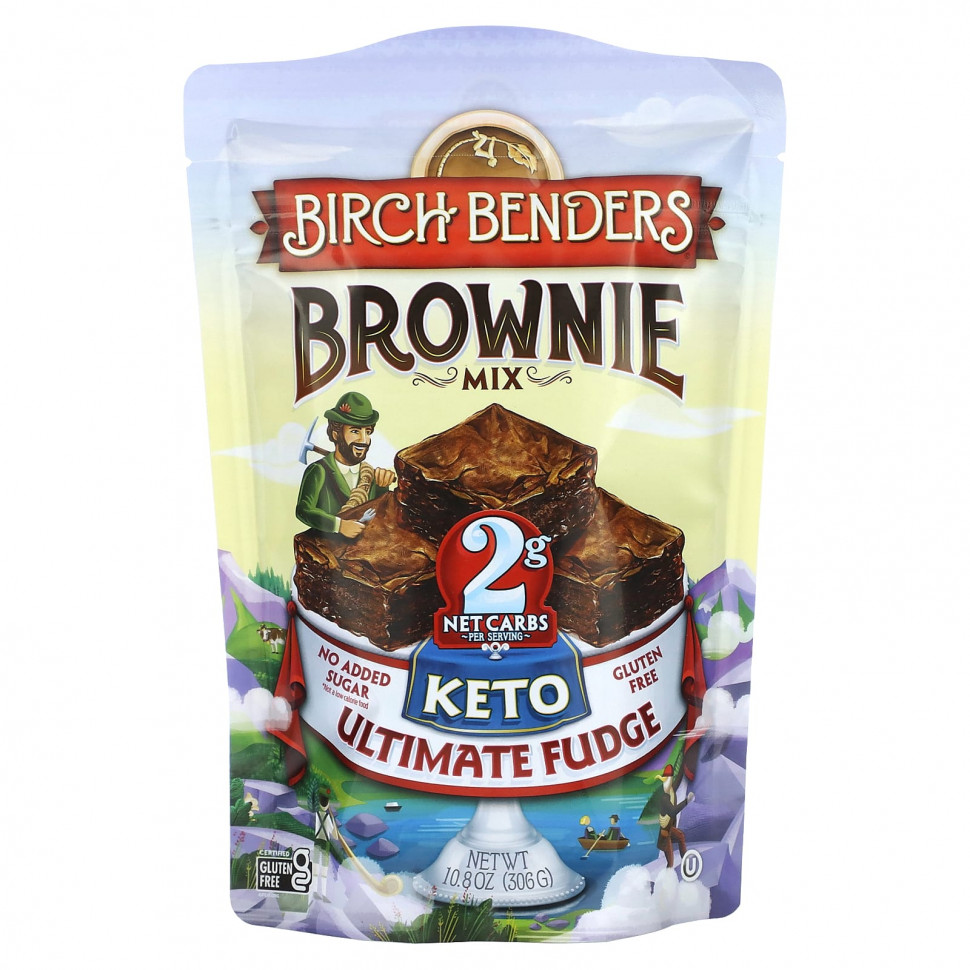  IHerb () Birch Benders, Brownie Mix, Keto,  , 306  (10,8 ), ,    1940 
