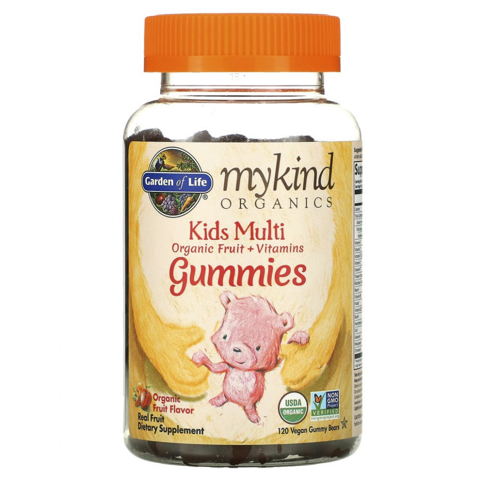 Garden of Life, MyKind Organics, Kids Multi,      , 120     5380