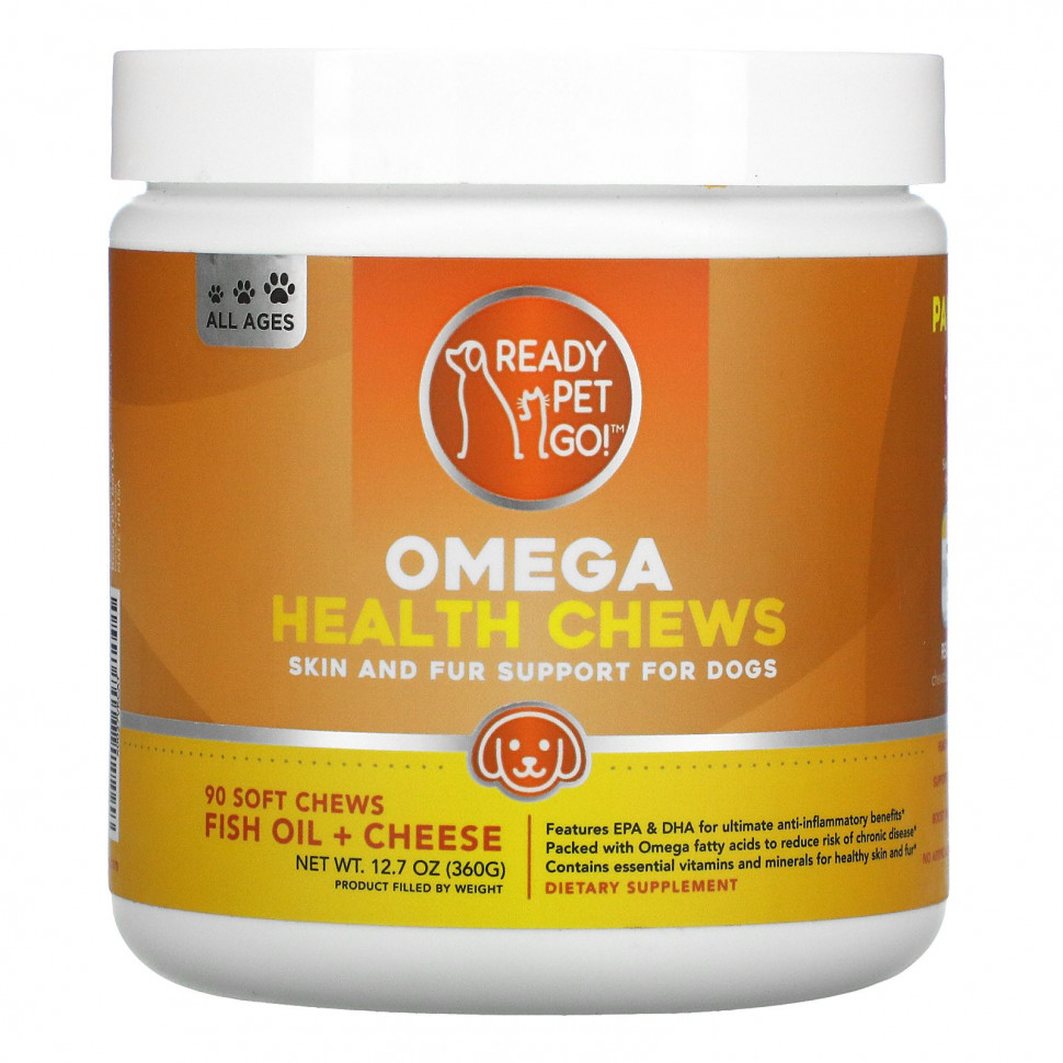 Ready Pet Go, Omega Health Chews,        ,   + , 90     4760