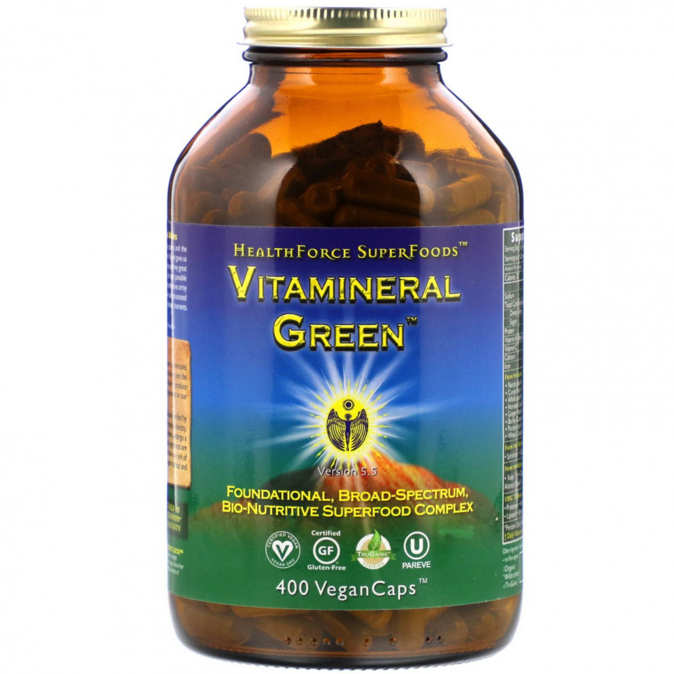 HealthForce Superfoods, Vitamineral Green,  5.5, 400    14220