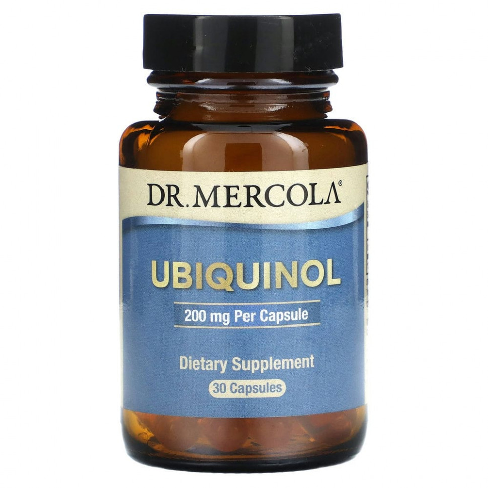 Dr. Mercola, Ubiquinol, 200 mg, 30 Capsules  9030