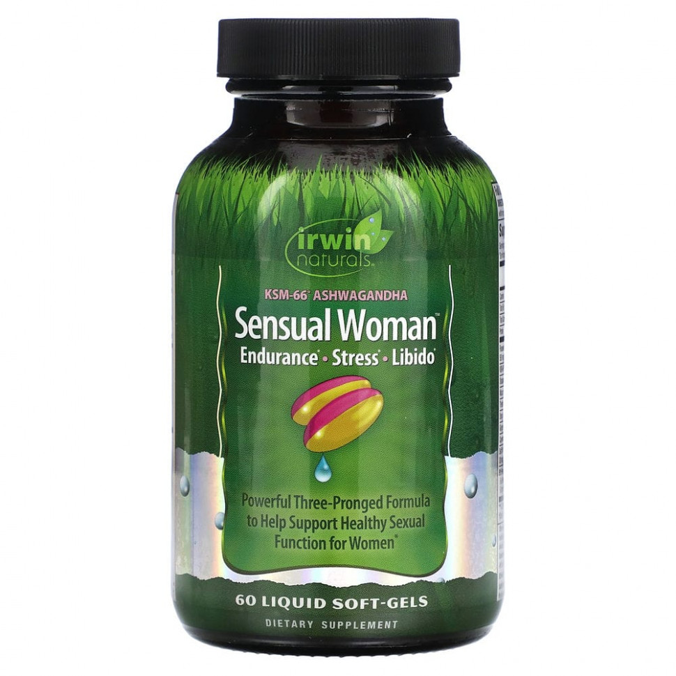 Irwin Naturals, Sensual Women, Endurance, Stress, Libido, 60      5600