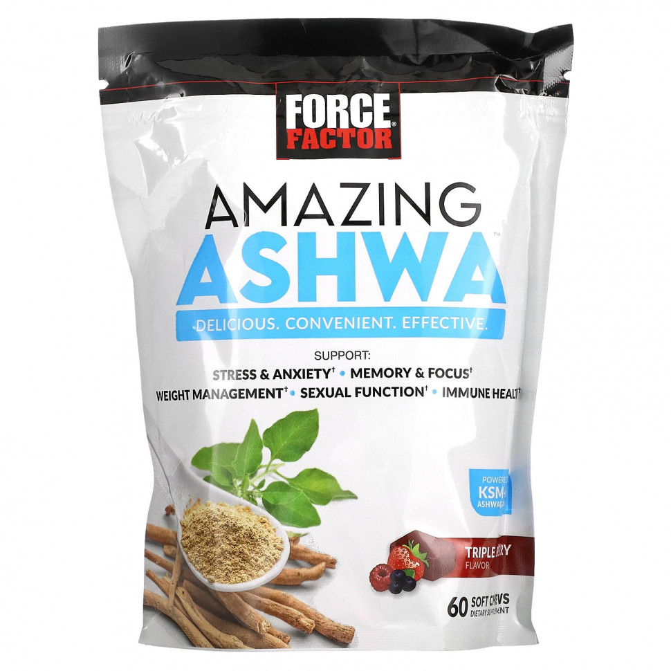 Force Factor, Amazing Ashwa,  , 60    3820