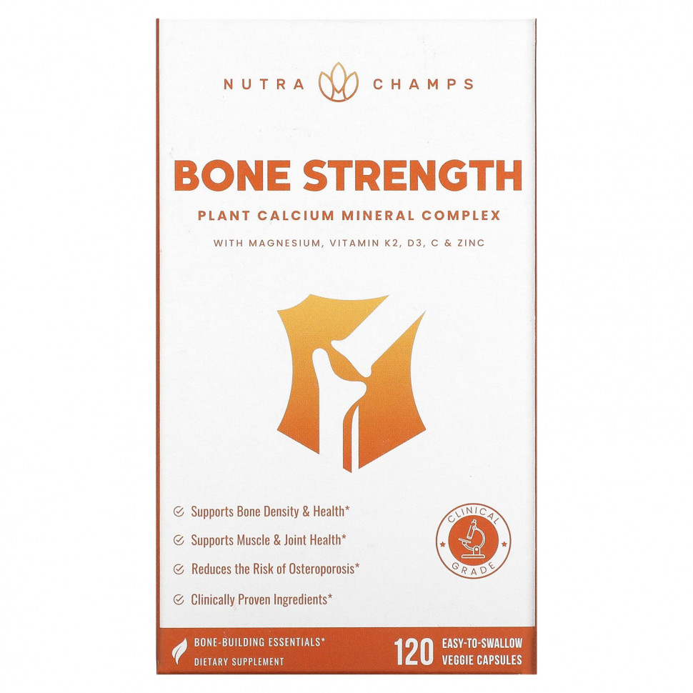 NutraChamps, Bone Strength, 120  ,     3810