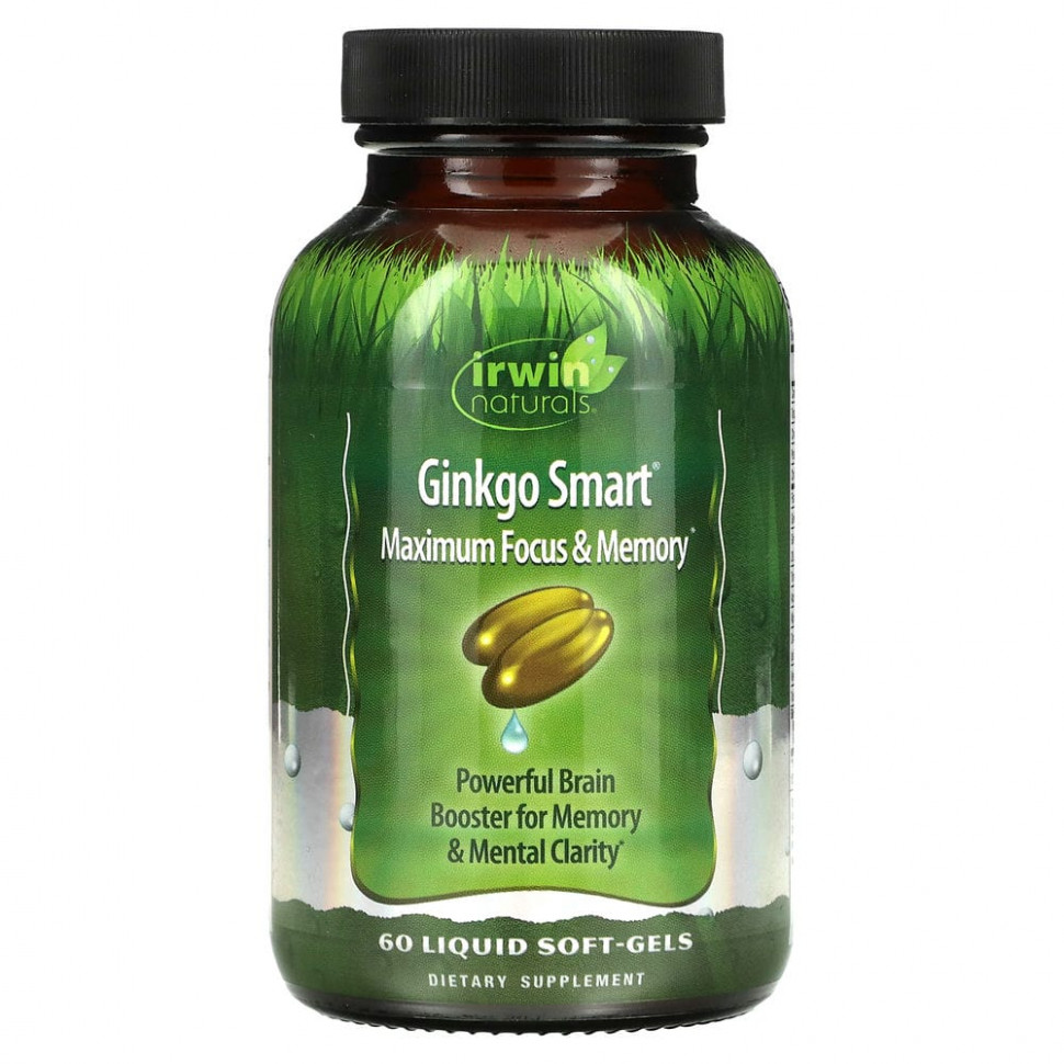 Irwin Naturals, Ginkgo Smart,    , 60    4540