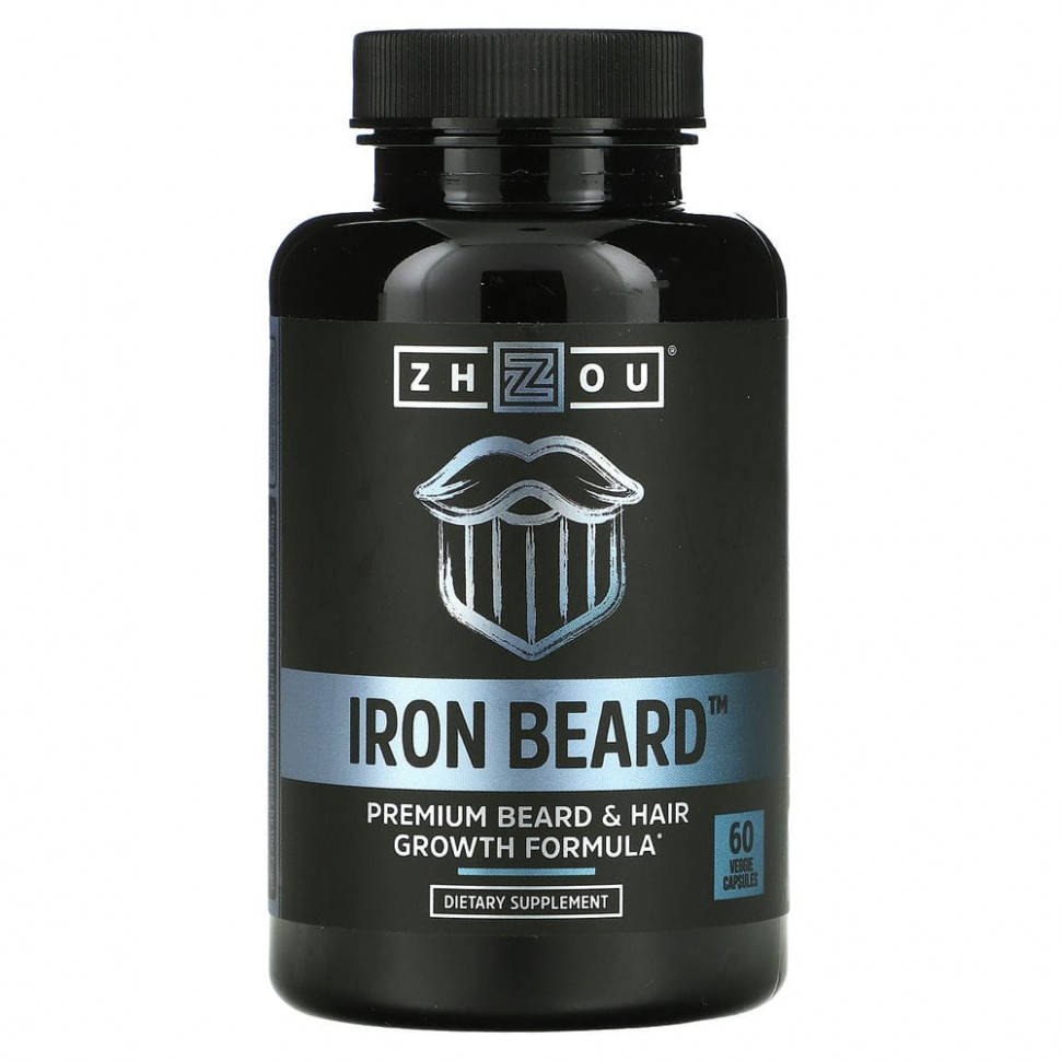  IHerb () Zhou Nutrition, Iron Beard, 60  , ,    3660 