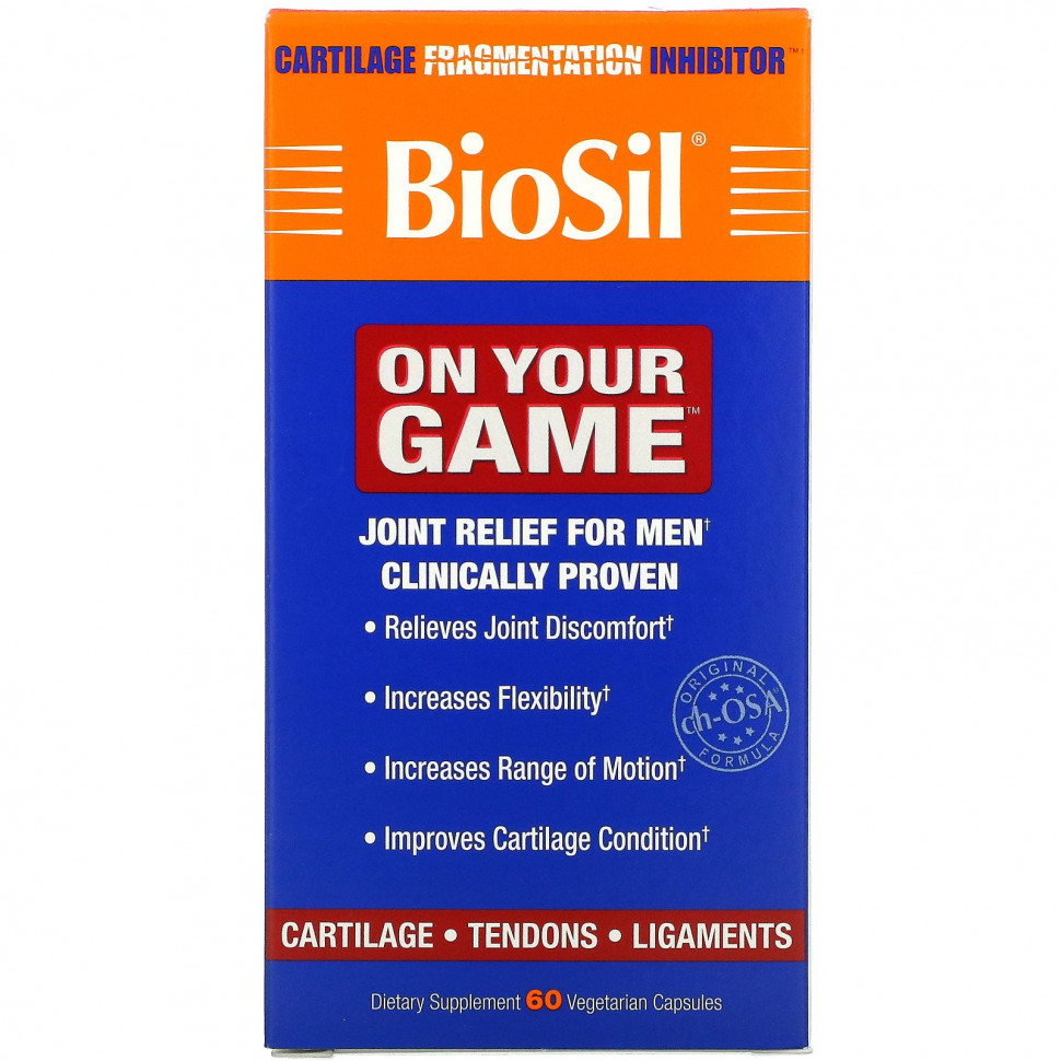  IHerb () BioSil by Natural Factors, On Your Game, 60  , ,    6060 