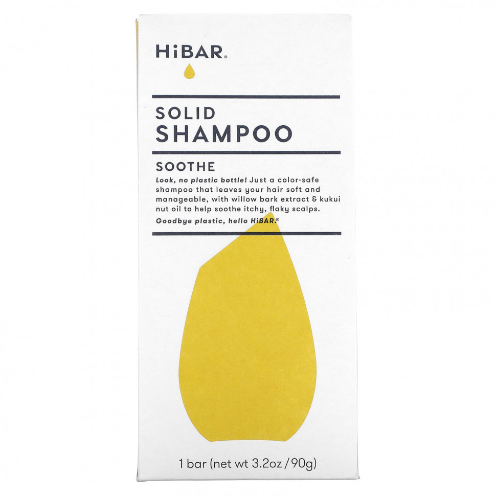 HiBAR, Solid Shampoo, Soothe, 1 ., 90  (3,2 )  2540