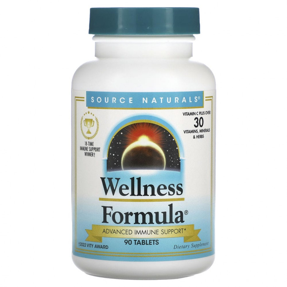 Source Naturals, Wellness Formula, 90   3980