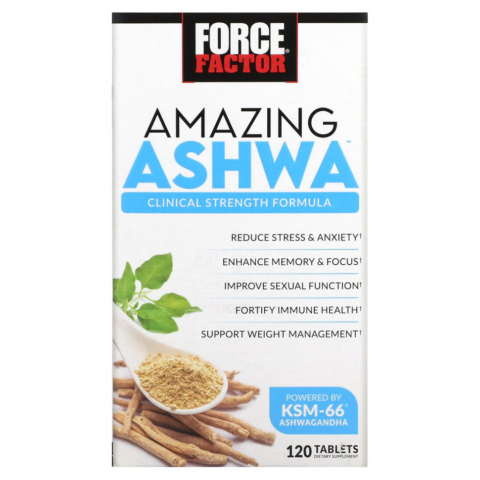 Force Factor, Amazing Ashwa, 120   3970