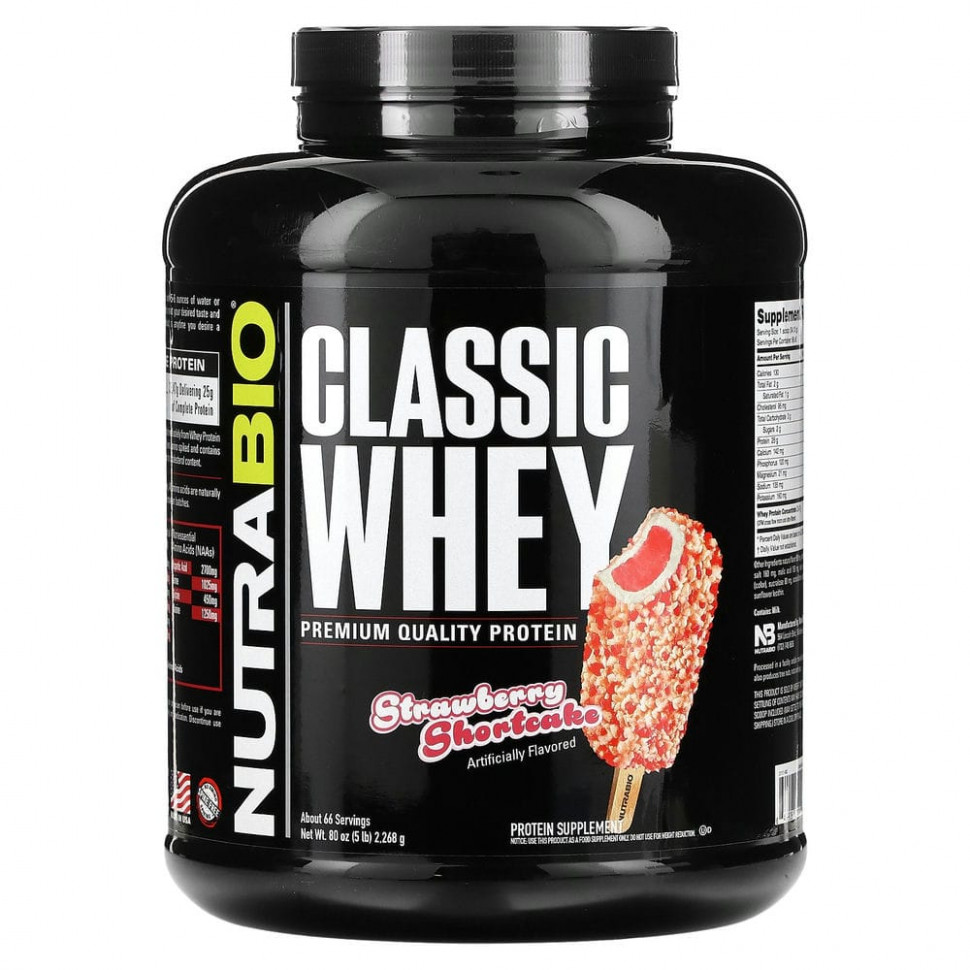 Nutrabio Labs, Classic Whey Protein,   , 2268  (5 )  15030