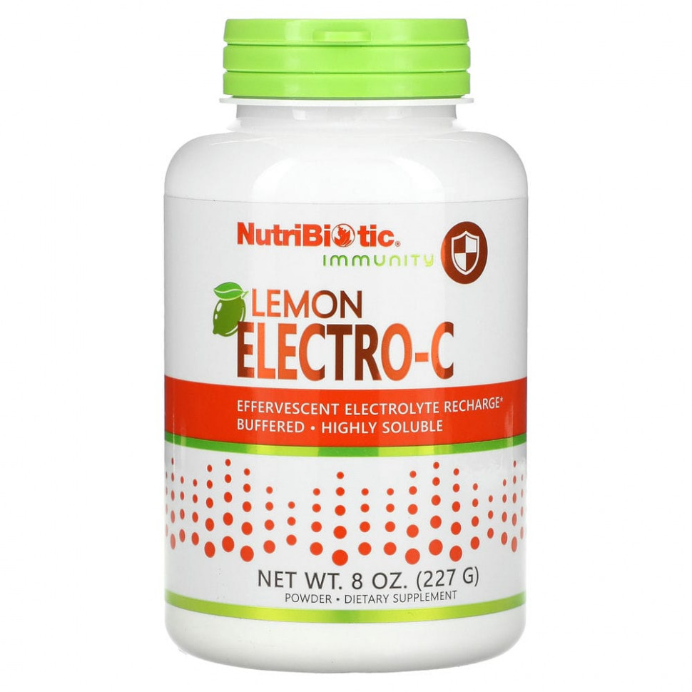 NutriBiotic, Immunity, Lemon Electro-C, 227  (8 )  2250