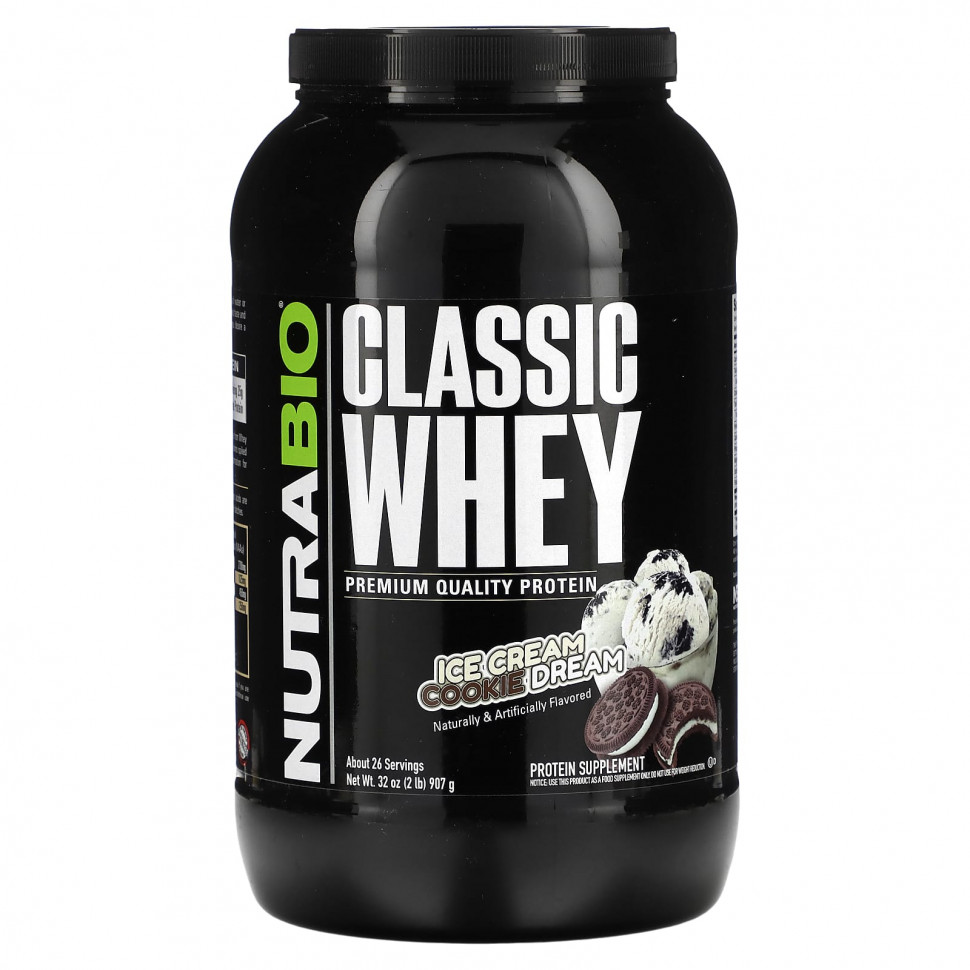 Nutrabio Labs, Classic Whey Protein,   , 907  (2 )  7340