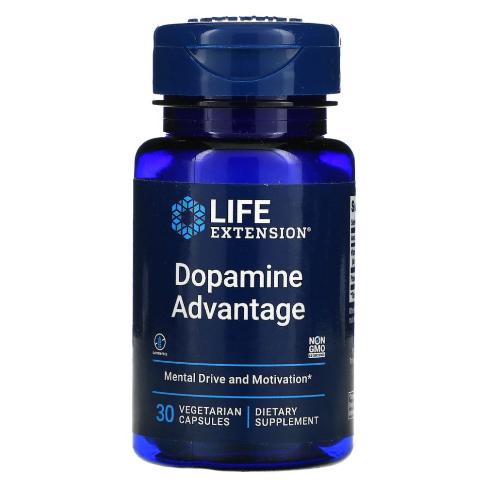 Life Extension, Dopamine Advantage, 30    2040