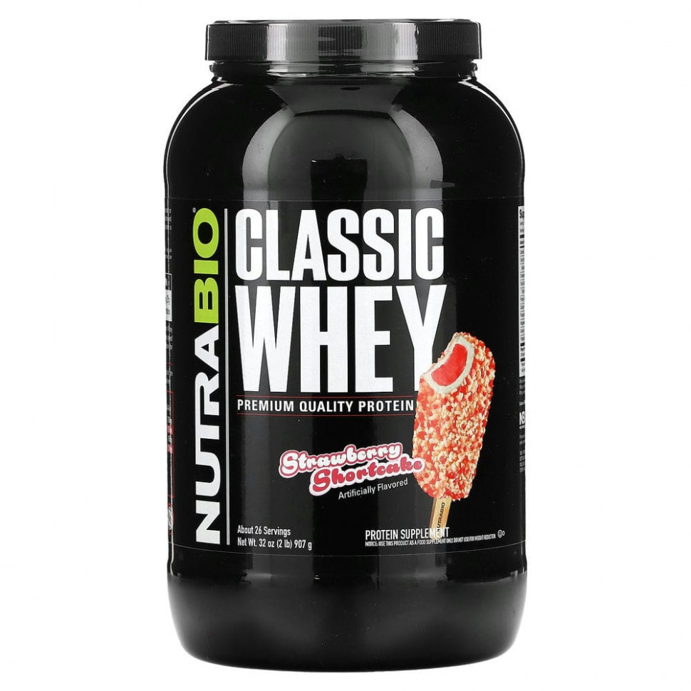 Nutrabio Labs, Classic Whey Protein,   , 907  (2 )  7340