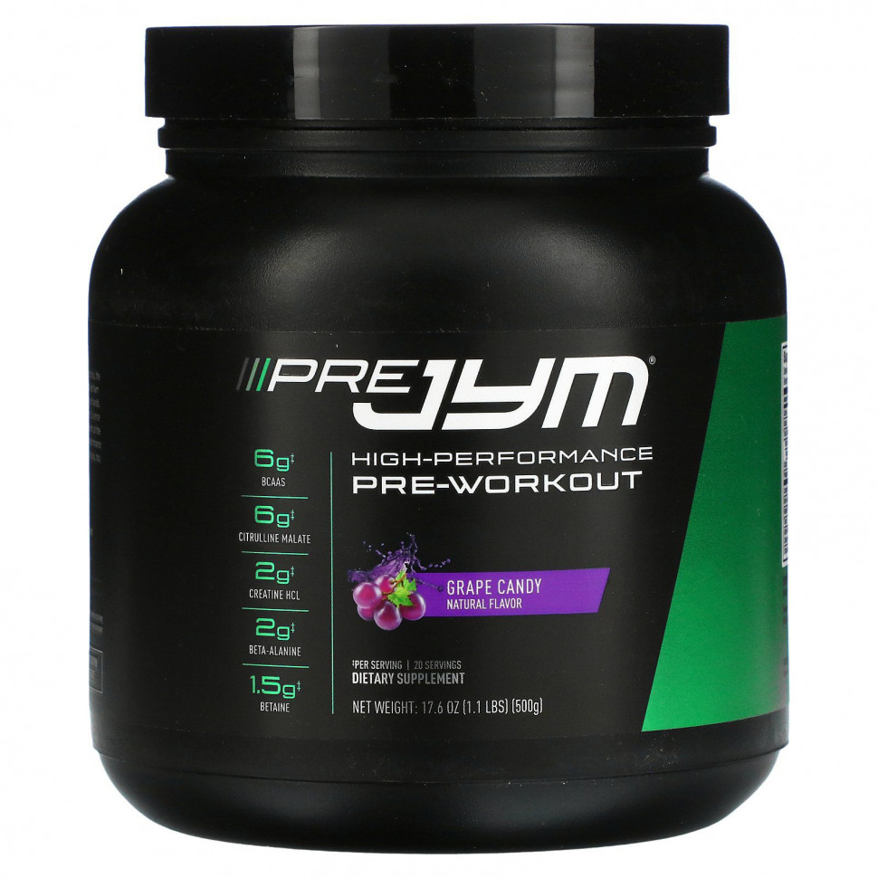 JYM Supplement Science, Pre JYM, High Performance Pre-Workout,  , 1,1  (500 )  7500