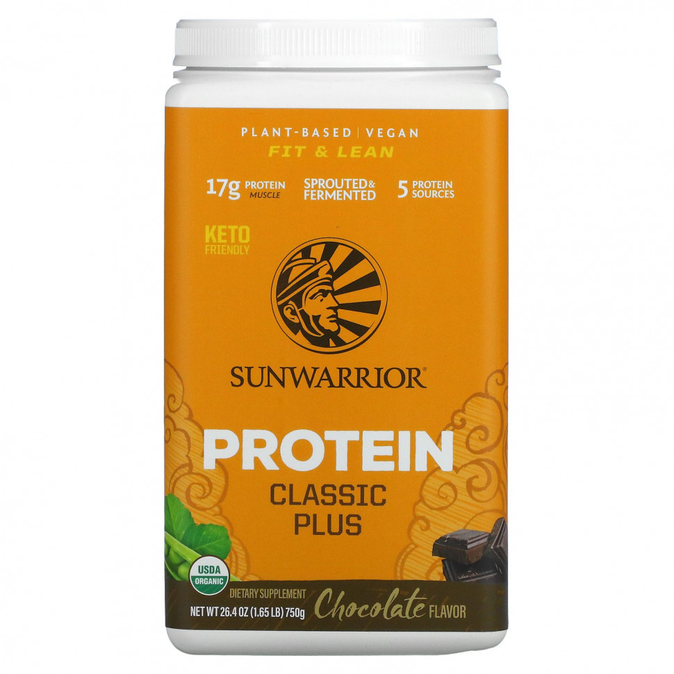 Sunwarrior, Protein Classic Plus, , 750  (1,65 )  6520