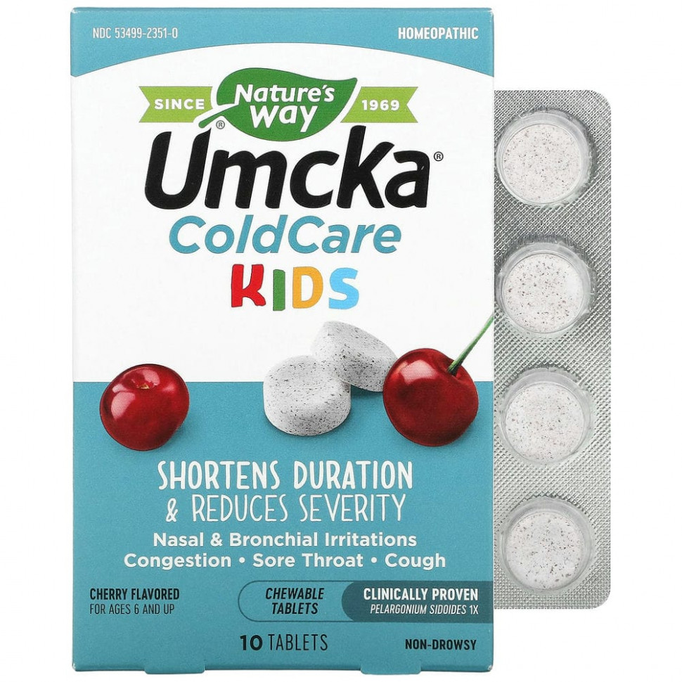 Nature's Way, Umcka, ColdCare Kids,    6 , , 10    1620